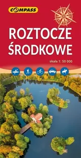 Mapa turystyczna - Roztocze Środkowe 1:50 000 - praca zbiorowa - Atlasy i mapy - miniaturka - grafika 1