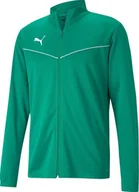 Bluzy męskie - Puma Bluza męska Puma teamRISE Training Poly Jacket zielona 657392 05 L - miniaturka - grafika 1