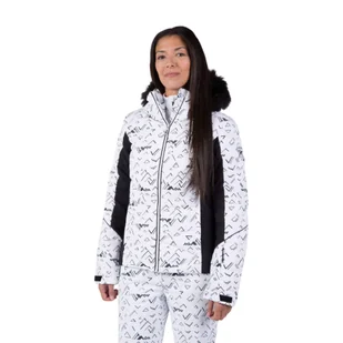 Kurtka narciarska Rossignol damska W Staci PR Puffy JKT biała - L - Kurtki narciarskie - miniaturka - grafika 1