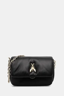 Patrizia Pepe torebka skórzana kolor czarny 8B0219 L113 - Torebki damskie - miniaturka - grafika 1