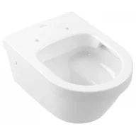 Miski WC - VILLEROY - BOCH 4694R0R1 Architectura Miska WC lejowa bez kołnierza wewnętrznego, podwieszany, Weiss Alpin CeramicPlus BEZ DESKI - miniaturka - grafika 1