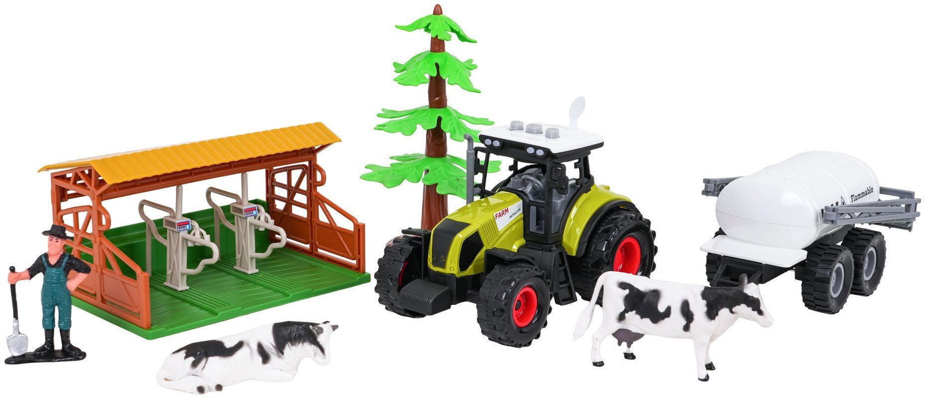 Zestaw Farmerski z Traktorem