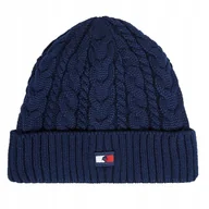 Czapki damskie - Czapka Damska TOMMY HILFIGER Sport Beanie TH10100 - miniaturka - grafika 1