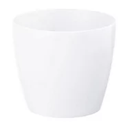 Donice - LAMELA Osłonka plastikowa Magnolia biała 13,5 cm - miniaturka - grafika 1