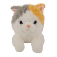 Maskotki i pluszaki - Maskotka Pluszowa Pluszak Zabawka Biało Szaro Rudy Kot Kotek 45cm - miniaturka - grafika 1
