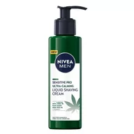 Kosmetyki do golenia - Nivea Men Sensitive Pro Ultra-Calming płynny krem do golenia 200ml - miniaturka - grafika 1