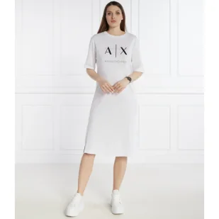 Armani Exchange Sukienka VESTITO - Sukienki - miniaturka - grafika 1