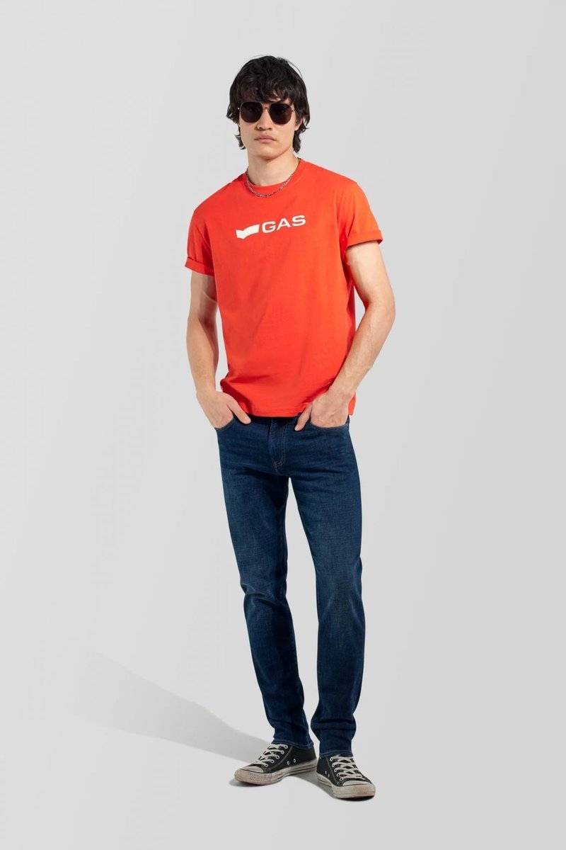 jeansy męskie gas jeansy sax zip 62md 351450_020153 stone me.
