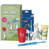 Szczoteczki do zębów dla dzieci - Duży Zestaw Dla Dzieci Bob i Bobek 0-6 Lat Szczoteczka Soniczna Pasta Kubek, , TBOBKRAB2023, [kolor] - miniaturka - grafika 1