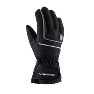 Rękawiczki dla dzieci - Dziecięce rękawice narciarskie Viking Kevin Gloves black - 5 - miniaturka - grafika 1