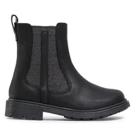 Buty dla dziewczynek - Botki Clarks Astrol Orin T 261541066 Czarny - miniaturka - grafika 1