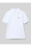Koszulki i topy damskie - Koszulka polo o kroju Regular Fit z czystej bawełny - Lacoste - miniaturka - grafika 1