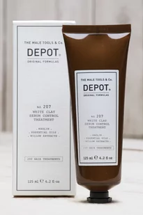 Depot Depot No 207 biała glinka regulująca wydzielanie sebum 125ml - Kosmetyki do stylizacji włosów - miniaturka - grafika 1