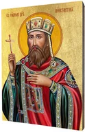 Ikony i obrazy sakralne - Ikona święty Konstantyn Wielki - miniaturka - grafika 1