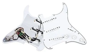 Seymour Duncan Seymour Duncan Classic Loaded Pickguard Pickguard do gitary elektrycznej typu strat z przetwornikami, biały - Inne akcesoria gitarowe - miniaturka - grafika 1
