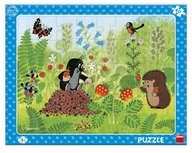 Puzzle - Krecik i Przyjaciele Puzzle ramkowe Krecik i poziomk, 40 el. obrazek o wymiarach 32x24 cm dla dzieci w wieku 3+ - miniaturka - grafika 1