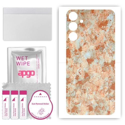 folia naklejka skórka strukturalna na TYŁ do Samsung Galaxy M55 5G - Kamień Piaskowiec - apgo SKINS