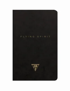 Zeszyt Clairefontaine Flying Spirit B6, linie, czarny - Zeszyty szkolne - miniaturka - grafika 1