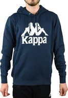 Bluzy męskie - Kappa Kappa Taino Hooded 705322-821 granatowe XXL - miniaturka - grafika 1
