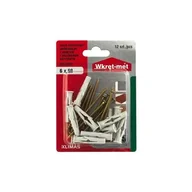 Kołki - Wkręt-met Kołek uniwersalny 6,0 x 35 z wkrętem z łbem stożkowym 3,5 x 60 - miniaturka - grafika 1