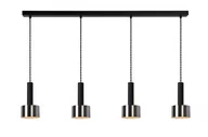 Lampy sufitowe - Lucide TEUN Czarna 4xE27 Lampa wisząca 45471/04/30 45471/04/30 - miniaturka - grafika 1