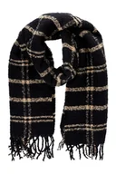 Apaszki i szaliki damskie - Szalik damski Pieces Pyron Straight w kratę frędzle - miniaturka - grafika 1
