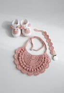 Gryzaki dla dzieci - Zestaw prezentowy - brudny róż - miniaturka - grafika 1