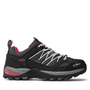 Trekkingi CMP Rigel Low Wmn Trekking Shoe Wp 3Q54456 Szary - Buty trekkingowe damskie - miniaturka - grafika 1