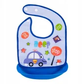 Śliniaki i fartuszki - Bocioland Śliniak z kieszonką Auto 5O40GE 5O40GE SAM  One size - miniaturka - grafika 1