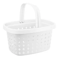 Kosze wiklinowe - Kosz Seoul Shapping Basket White 60450800 Nhg Plast Team - miniaturka - grafika 1