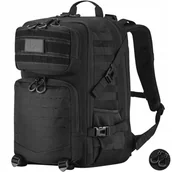 Plecaki - Plecak Wojskowy Taktyczny Militarny Męski Damski Czarny Survivalowy Premium - miniaturka - grafika 1