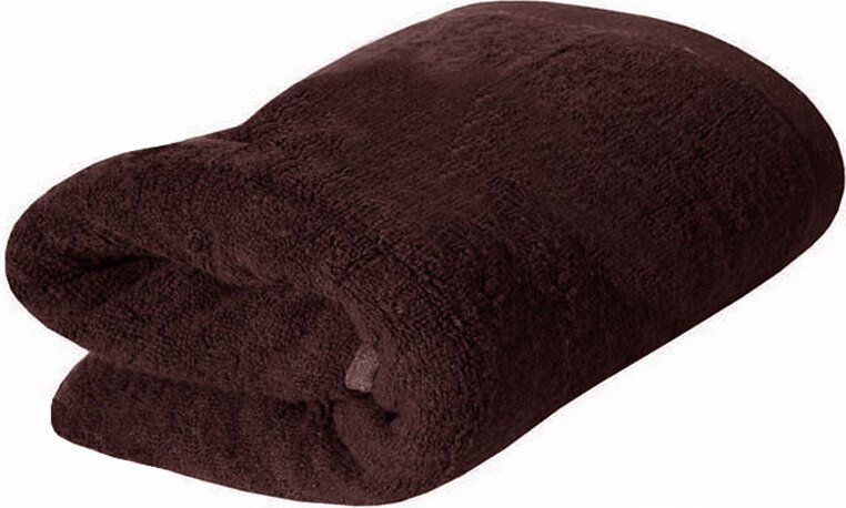Ręcznik frotte kąpielowy 140X70 gruby bawełniany chłonny 500g RIMINI BRĄZ