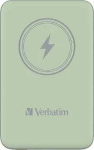 Verbatim Charge 'n' Go 10000mAh Wireless Magnetic zielony - Powerbanki - miniaturka - grafika 1