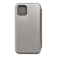 Etui i futerały do telefonów - Forcell Kabura Book Elegance do iPhone 11 PRO stalowy - miniaturka - grafika 1