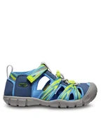Buty trekkingowe dziecięce - Keen Sandały Seacamp II CNX 1028843 Niebieski - miniaturka - grafika 1