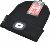 Akcesoria BHP - AWTools AWTOOLS CZAPKA Z LAMPKĄ LED 120lm CZARNA - miniaturka - grafika 1