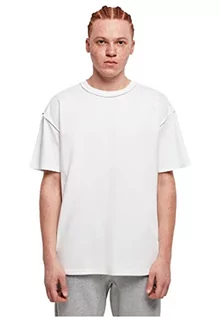 Koszulki męskie - Urban Classics Koszulka męska Oversized Inside Out Tee, biały, S - grafika 1