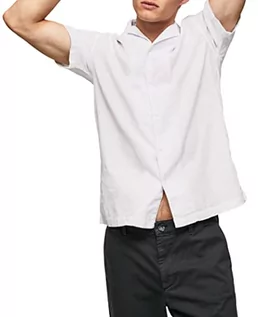 Koszule męskie - Pepe Jeans Męska koszula LASTINGHAM, biała, XL, biały, XL - grafika 1