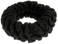 Ozdoby do włosów - CZARNA GRUBA GUMKA MARSZCZONA kolor czarny bawełna koło do włosów klasyczne hair cuff (cj2596) - miniaturka - grafika 1