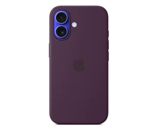 Apple Silikonowe etui MagSafe do iPhone 16 dojrzała śliwka - Etui i futerały do telefonów - miniaturka - grafika 3