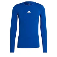 Koszulki sportowe męskie - Koszulka męska adidas Compression Long Sleeve Tee - miniaturka - grafika 1