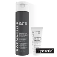 Zestawy kosmetyków damskich - Paulas Choice Paulas Choice Skin Perfecting 8% AHA Gel + Skin Perfecting 2% BHA Liquid ZESTAW Żel złuszczający 15 ml + Płyn złuszczający z 2% kwasem salicylowym 118 ml - miniaturka - grafika 1