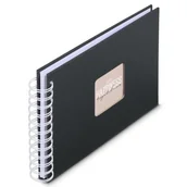 Albumy fotograficzne - Album HAMA Fine Art 9830 Czarny (50 stron) - miniaturka - grafika 1