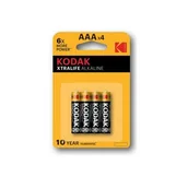 Baterie i akcesoria - Bateria AAA/LR03 1,5 V KODAK XTRALIFE ALKALINE 4 szt. - miniaturka - grafika 1