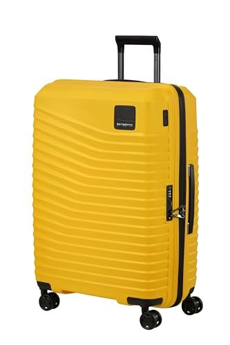 Samsonite Intuo, Średnio Twarde Etui (69 Cm), Rozszerzalne, Futerał Podróżny Z 4 Kołami, Lekki, Tsa Lock, 79/87 L, Żółty (Cytrusowy)