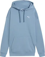 Bluzy damskie - Bluza damska Puma ESS Relaxes Hoodie niebieska 684976 34 M - miniaturka - grafika 1