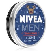 Kremy i maski do rąk - Nivea Men Winter Collection krem uniwersalny do twarzy rąk i ciała 75 ml - miniaturka - grafika 1