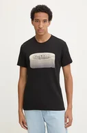 Koszulki męskie - G-Star Raw t-shirt męski kolor czarny z nadrukiem D25092-C812 - miniaturka - grafika 1