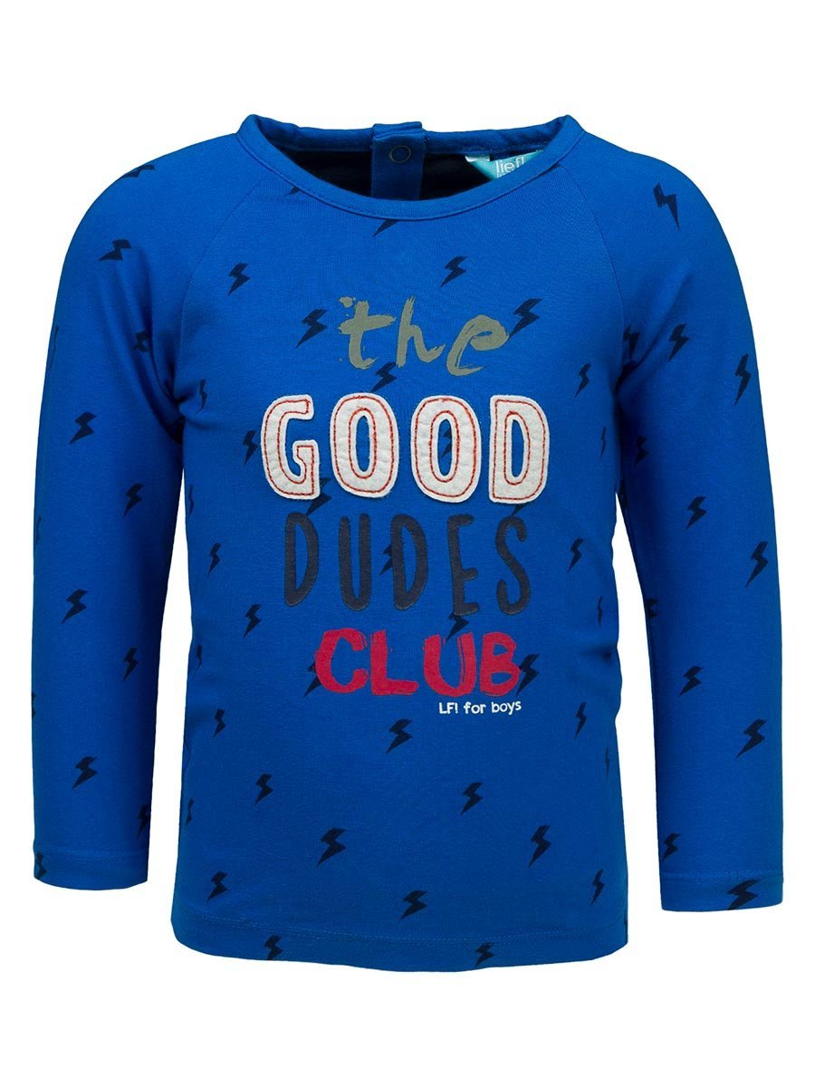 Chłopięca bluzka z długim rękawem niebieska Lief r.98
