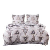 Pościel - Pościel Boho wzór/krem - 180x200 - 3 cz. - miniaturka - grafika 1